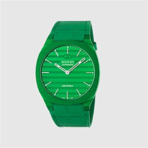 gucci 25h green|gucci 25h watch.